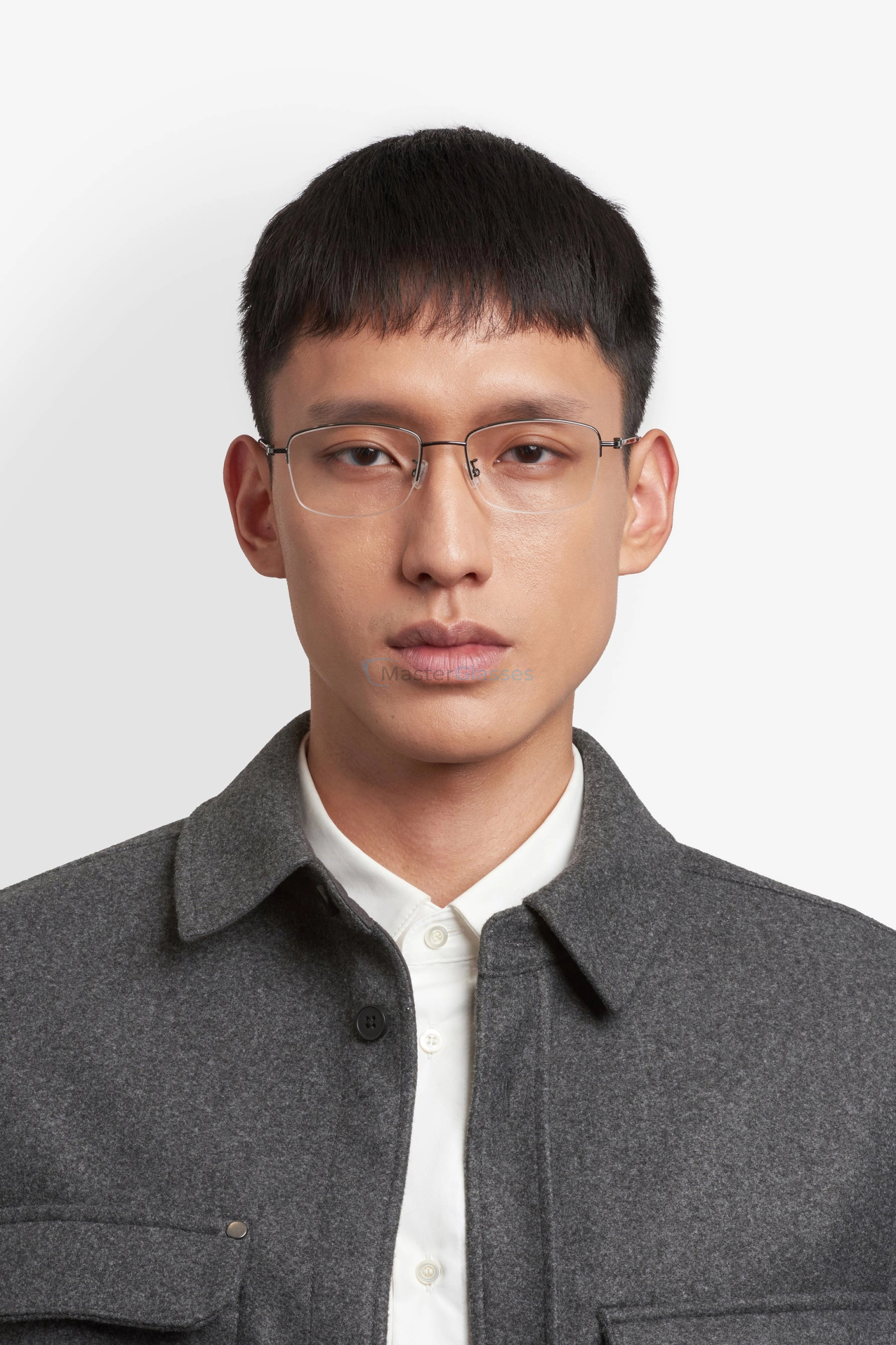 ������ HUGO BOSS 1877/F KJ1 Dark Ruthenium