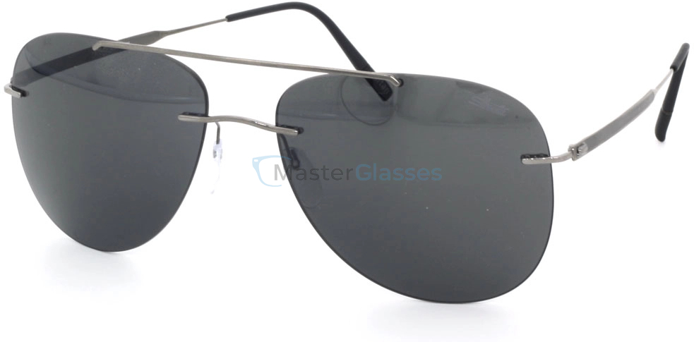 �������������� ���� Silhouette 8751 6560 61/17 Rimless Shades Canatara