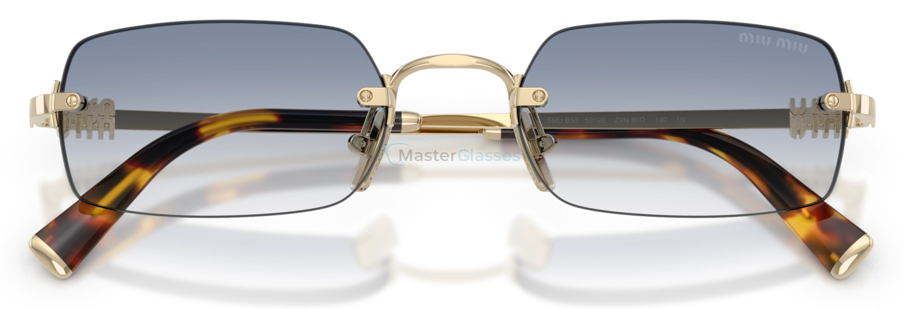 Солнцезащитные очки Miu Miu MU B50S ZVN80O Gold