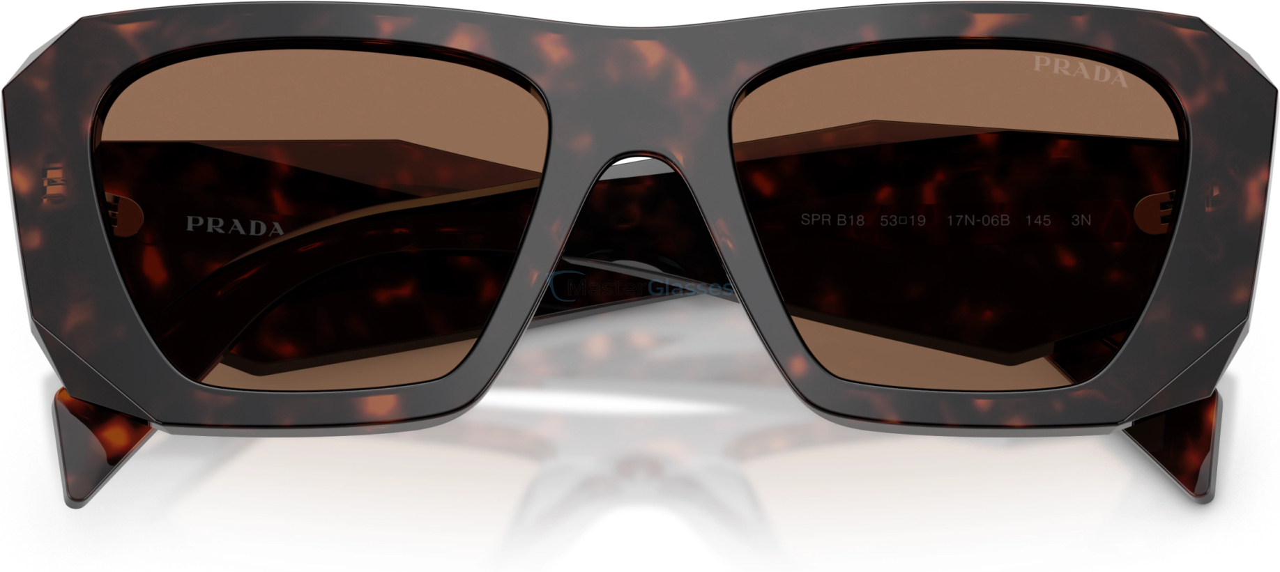 Солнцезащитные очки Prada PR B18S 17N06B Tortoise