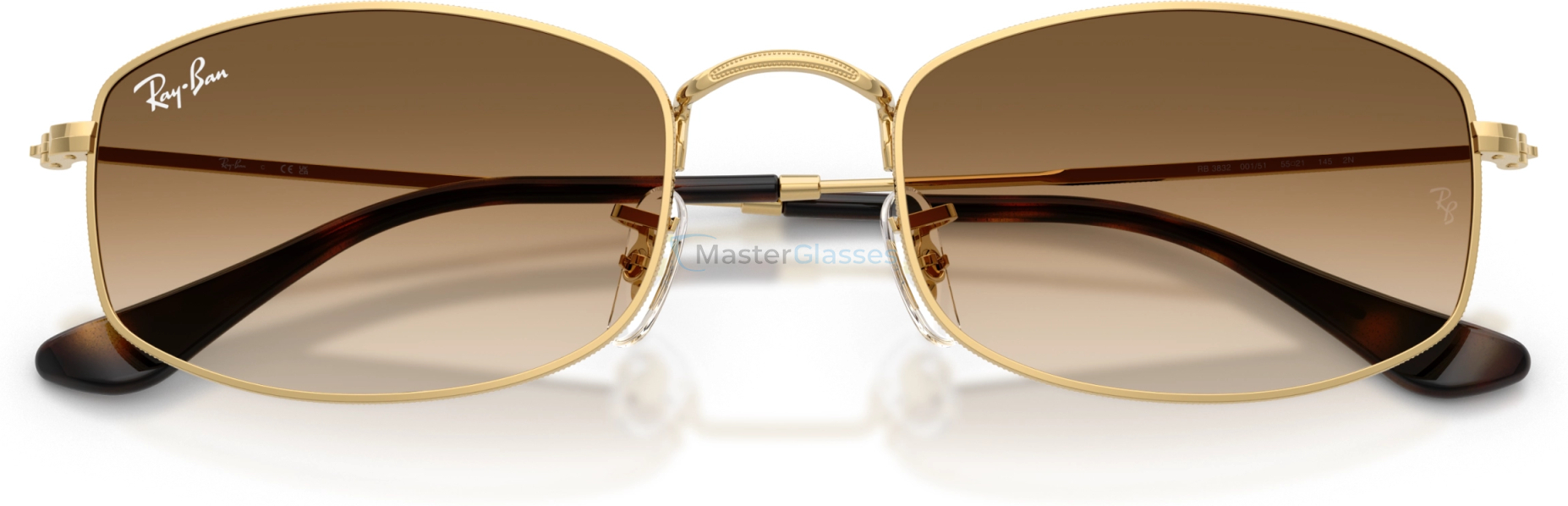 Солнцезащитные очки Ray-Ban RB3832 001/51 Gold