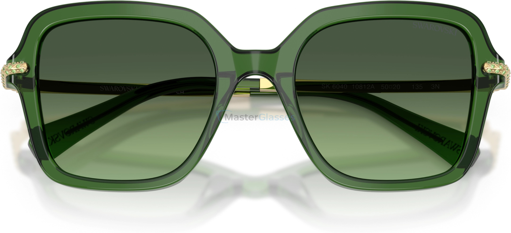 Солнцезащитные очки Swarovski SK6040 10812A Green