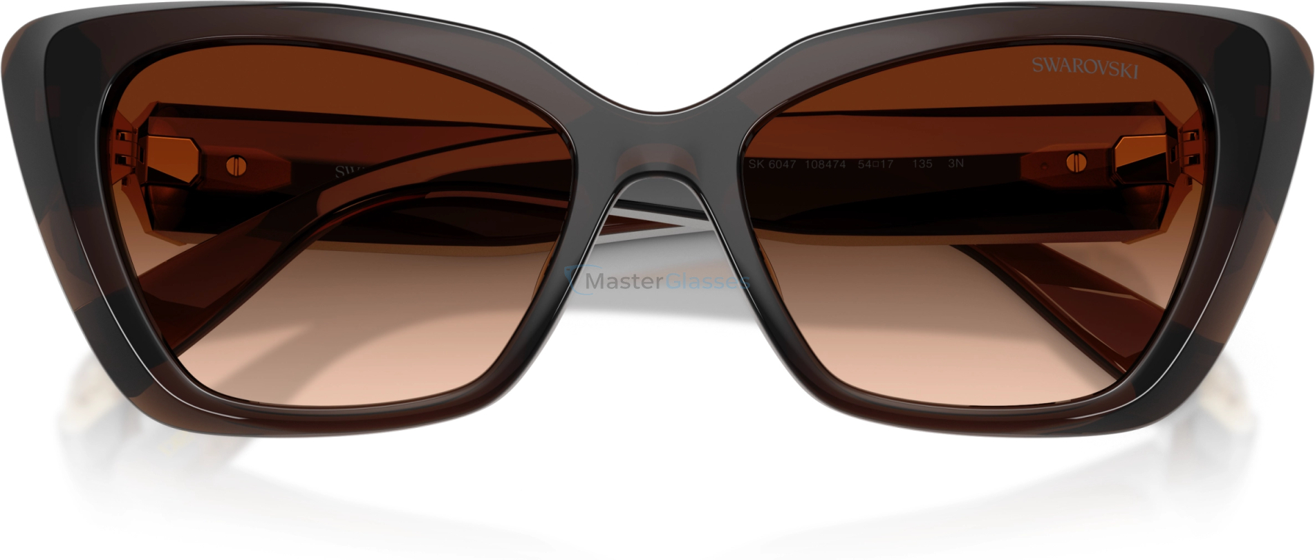 Солнцезащитные очки Swarovski SK6047 108474 Brown