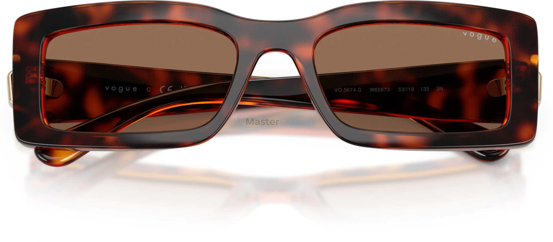 Солнцезащитные очки Vogue VO5674S W65673 Brown