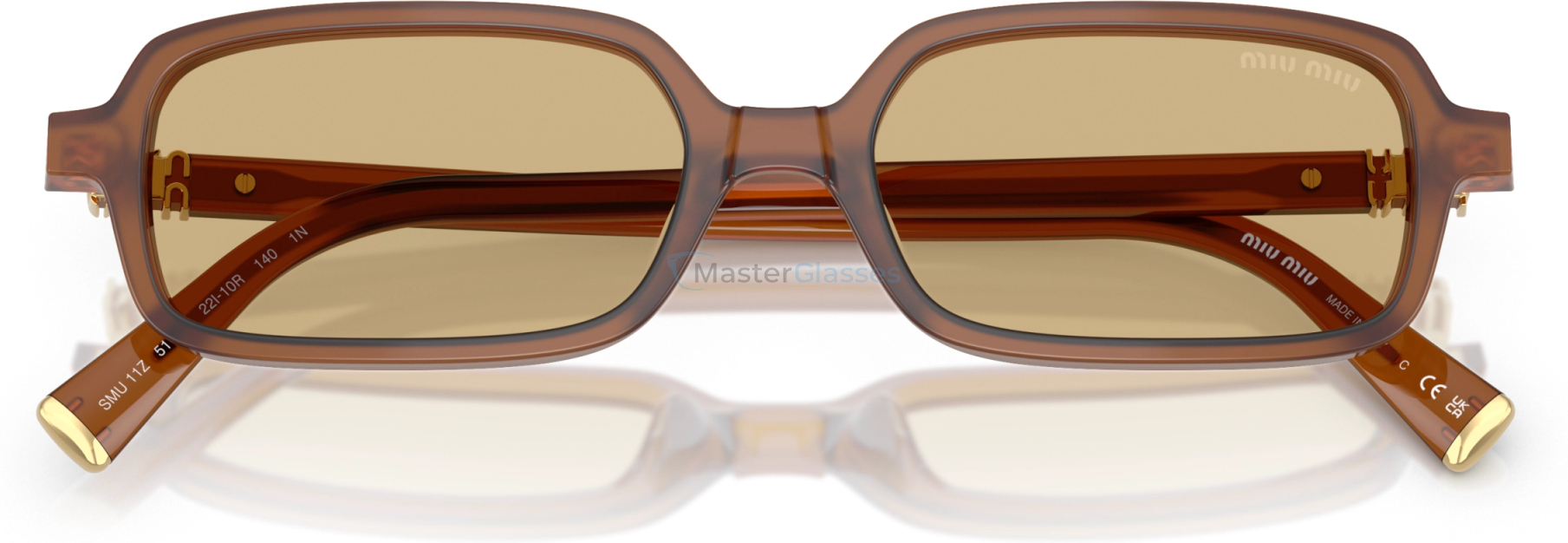 Солнцезащитные очки Miu Miu MU 11ZS 22I10R Brown