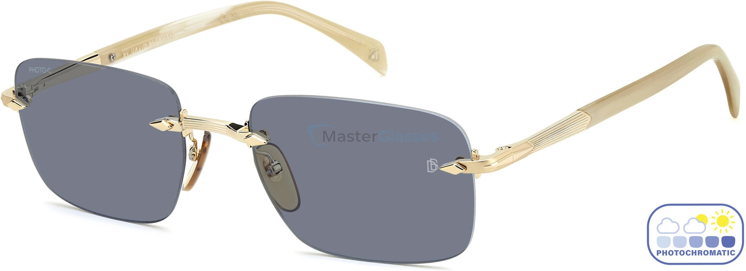 Солнцезащитные очки DAVID BECKHAM DB 1195/S IDA Gold Beige Horn