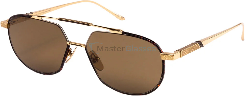 �������������� ���� Leisure Society LS-Yuma. 18K Gold Tortoise (Brown Lens)