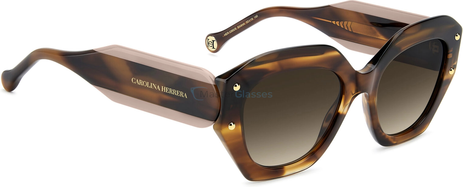 Солнцезащитные очки CAROLINA HERRERA HER 0365/S EX4 Brown Horn