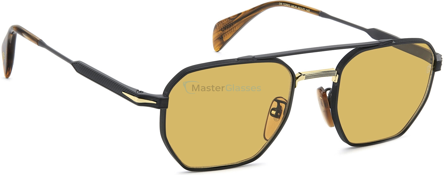 Солнцезащитные очки DAVID BECKHAM DB 1229/S I46 Matte Black Gold
