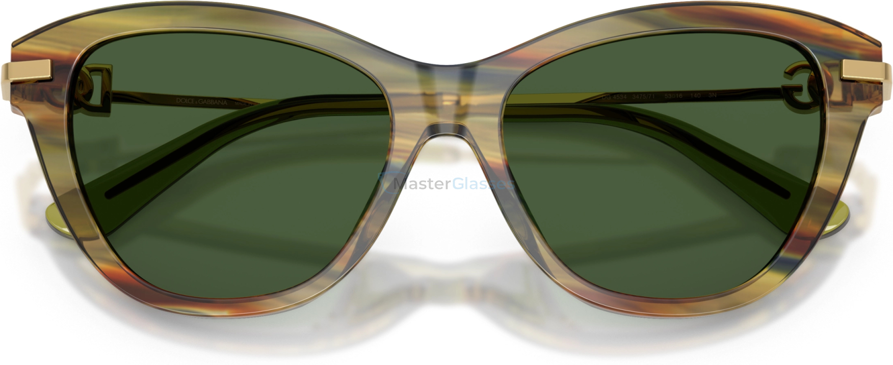 Солнцезащитные очки Dolce & Gabbana DG4534 347571 Green