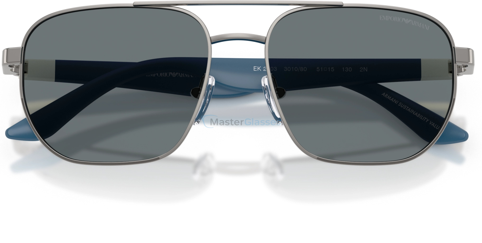 Детские солнцезащитные очки Emporio Armani EK2003 301080 Grey