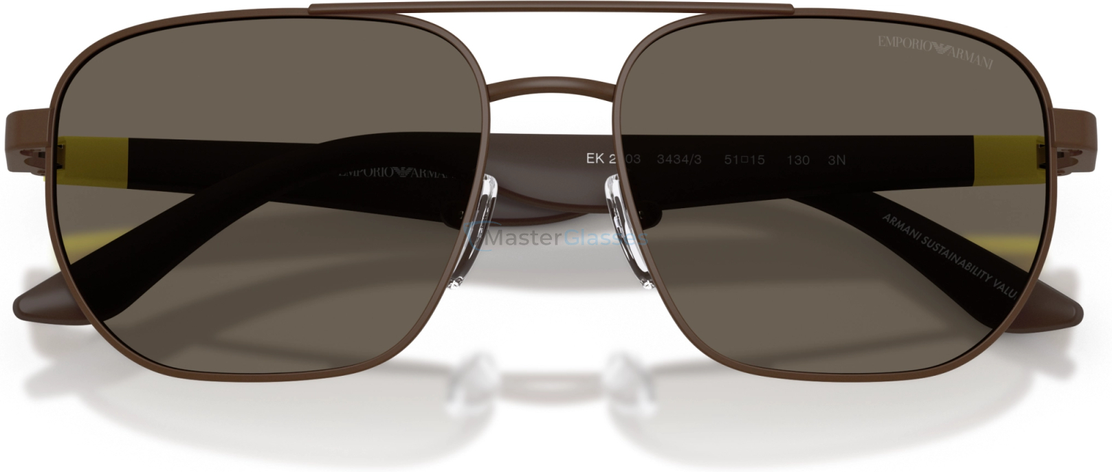 Детские солнцезащитные очки Emporio Armani EK2003 3434/3 Brown
