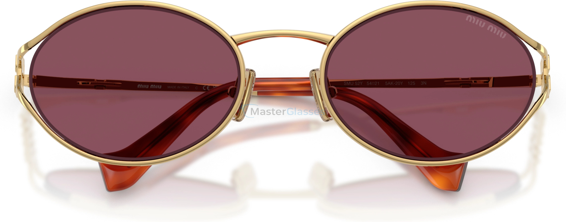 Солнцезащитные очки Miu Miu MU 52YS 5AK20Y Gold
