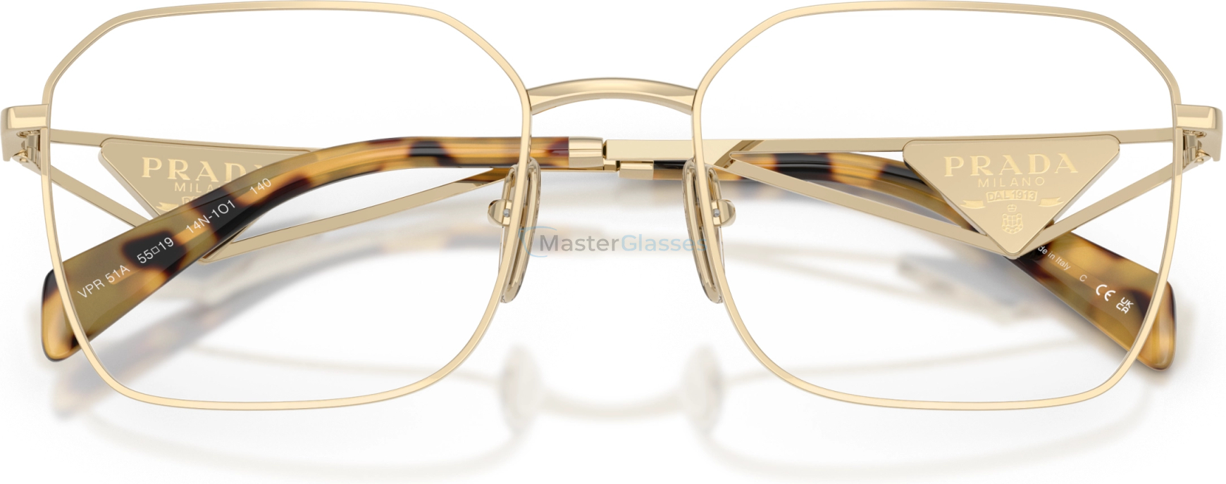 Оправа Prada PR A51V 14N1O1 Gold