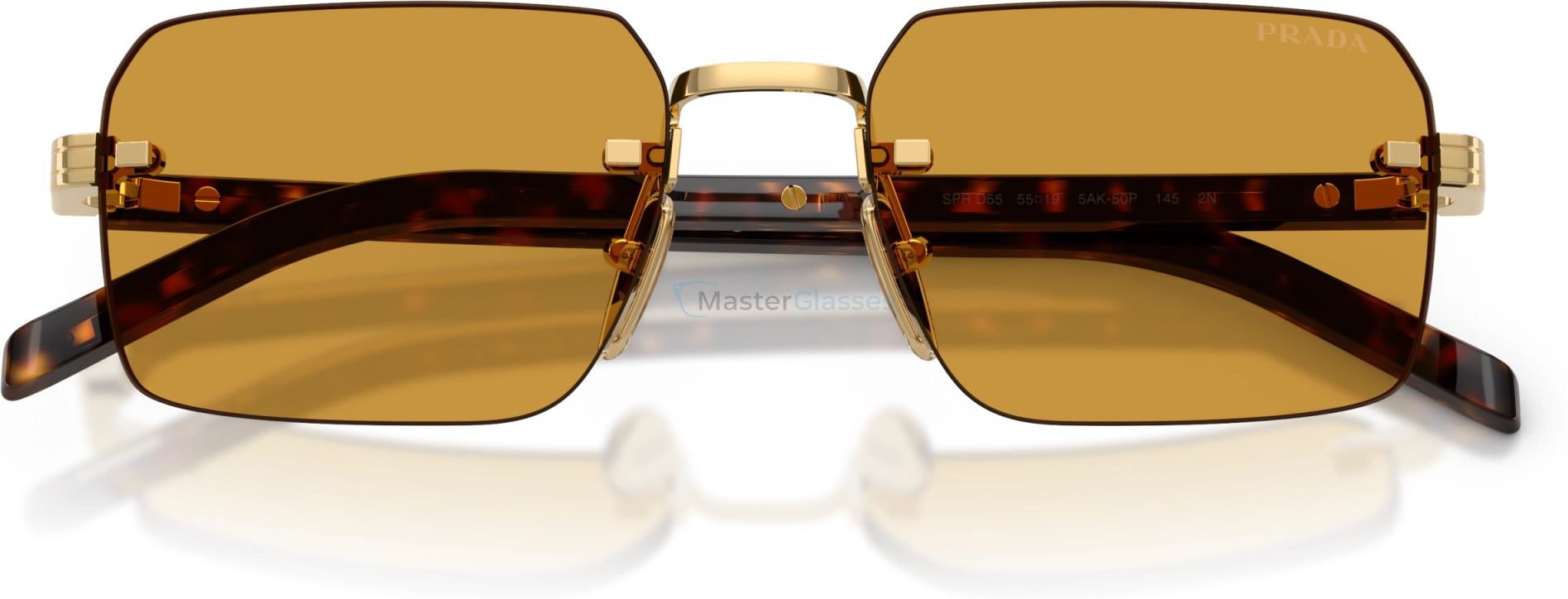 Солнцезащитные очки Prada PR D55S 5AK50P Gold