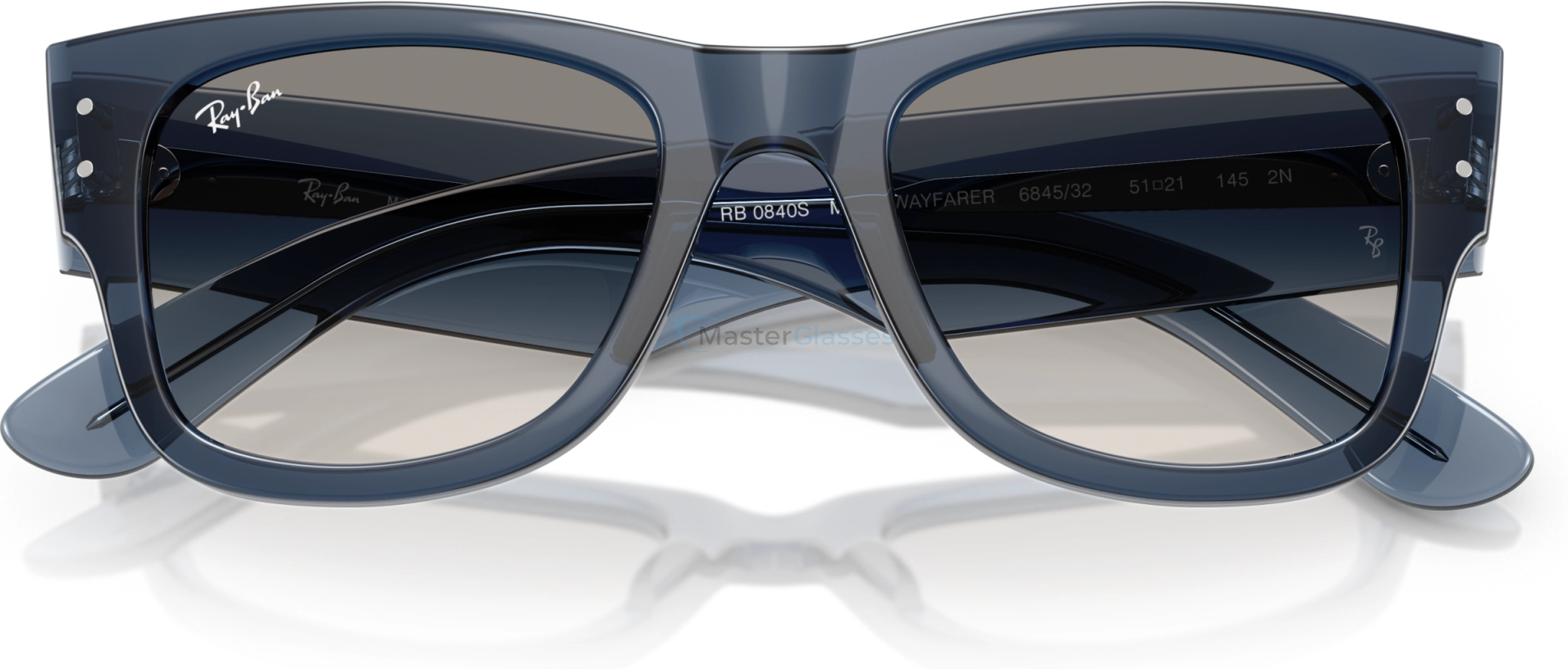 Солнцезащитные очки Ray-Ban MEGA WAYFARER RB0840S 684532 Blue