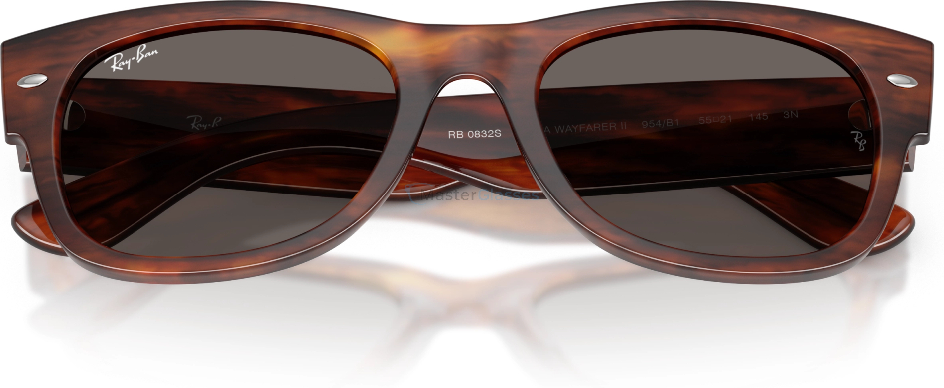 Солнцезащитные очки Ray-Ban MEGA WAYFARER II RB0832S 954/B1 Brown