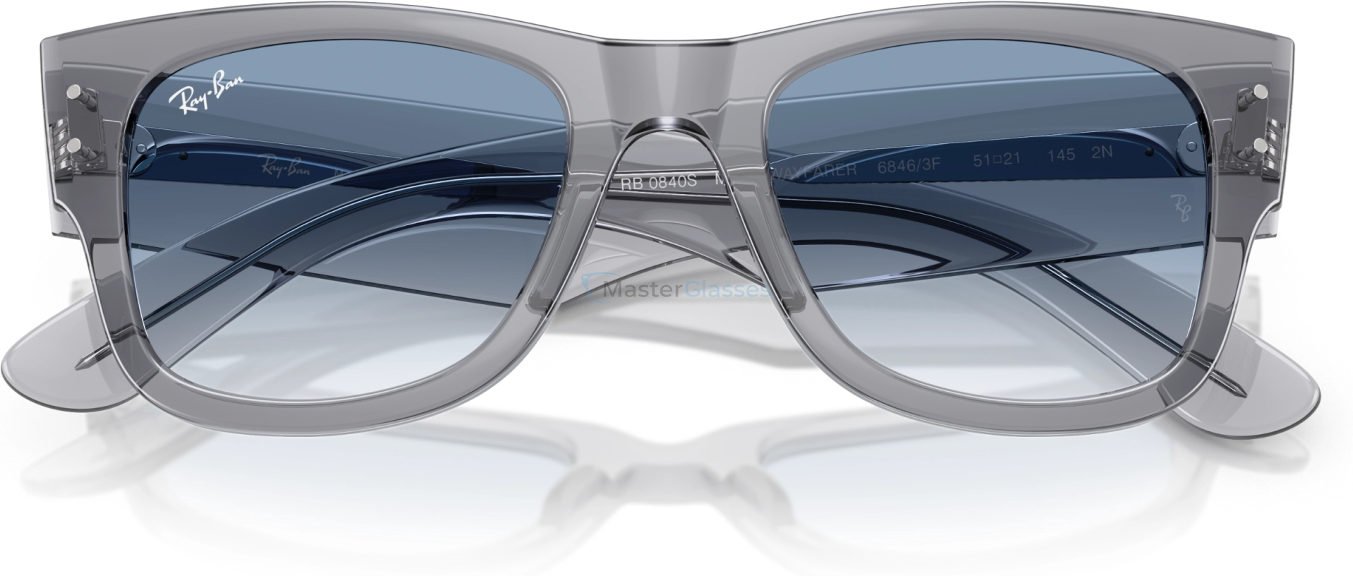 Солнцезащитные очки Ray-Ban MEGA WAYFARER RB0840S 68463F Grey