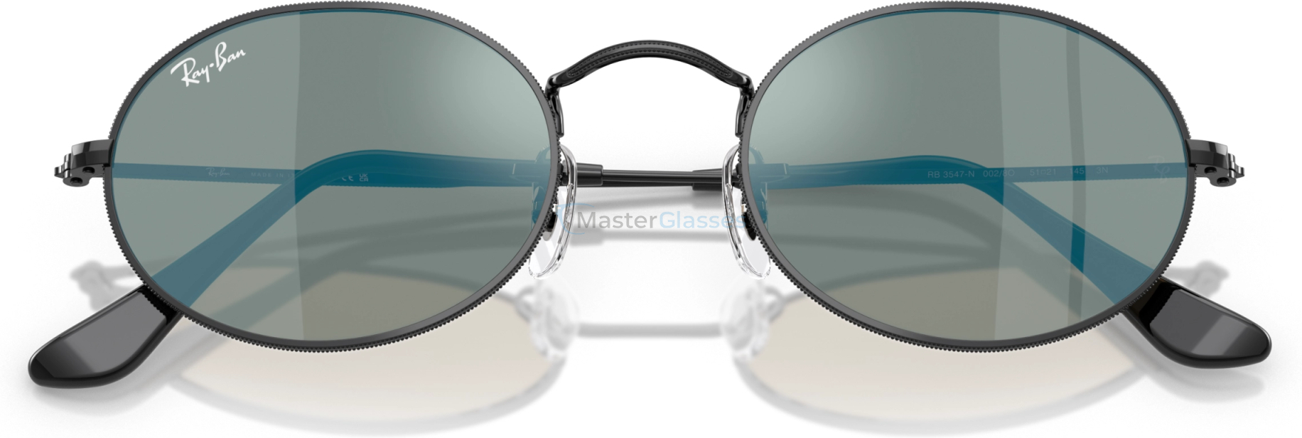 Солнцезащитные очки Ray-Ban OVAL RB3547N 002/8O Black