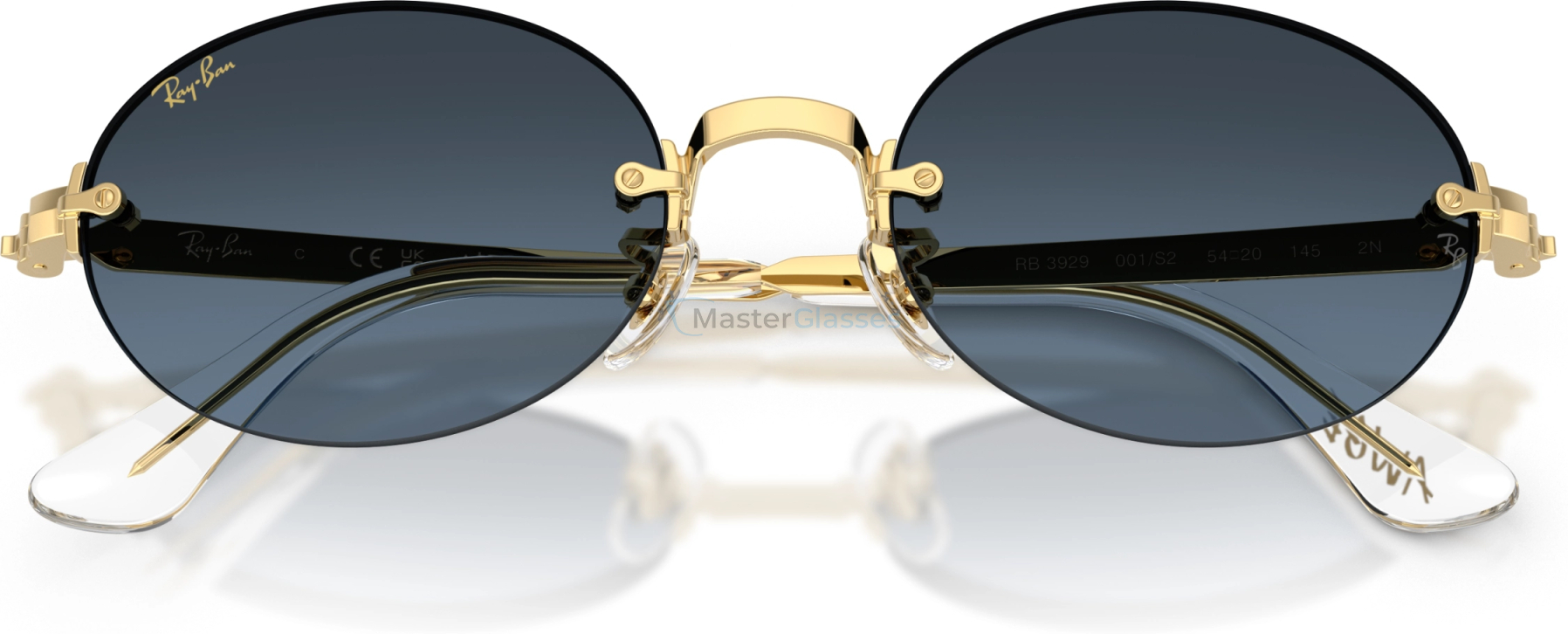 Солнцезащитные очки Ray-Ban RB3929 001/S2 Gold