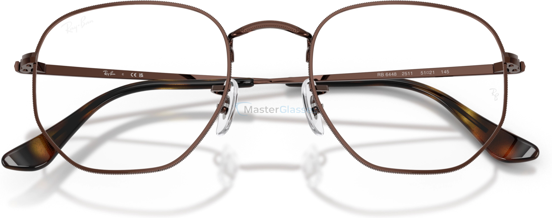 Оправа Ray-Ban HEXAGONAL RX6448 2511 Brown