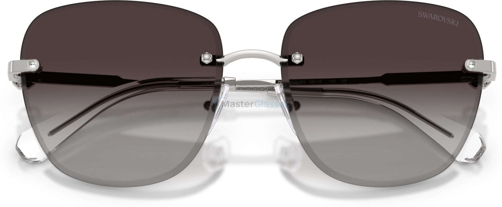 Солнцезащитные очки Swarovski SK7043 40018G Silver