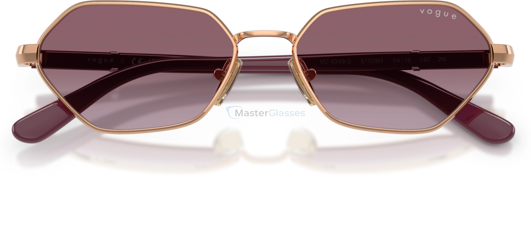 Солнцезащитные очки Vogue VO4349S 51528H Gold