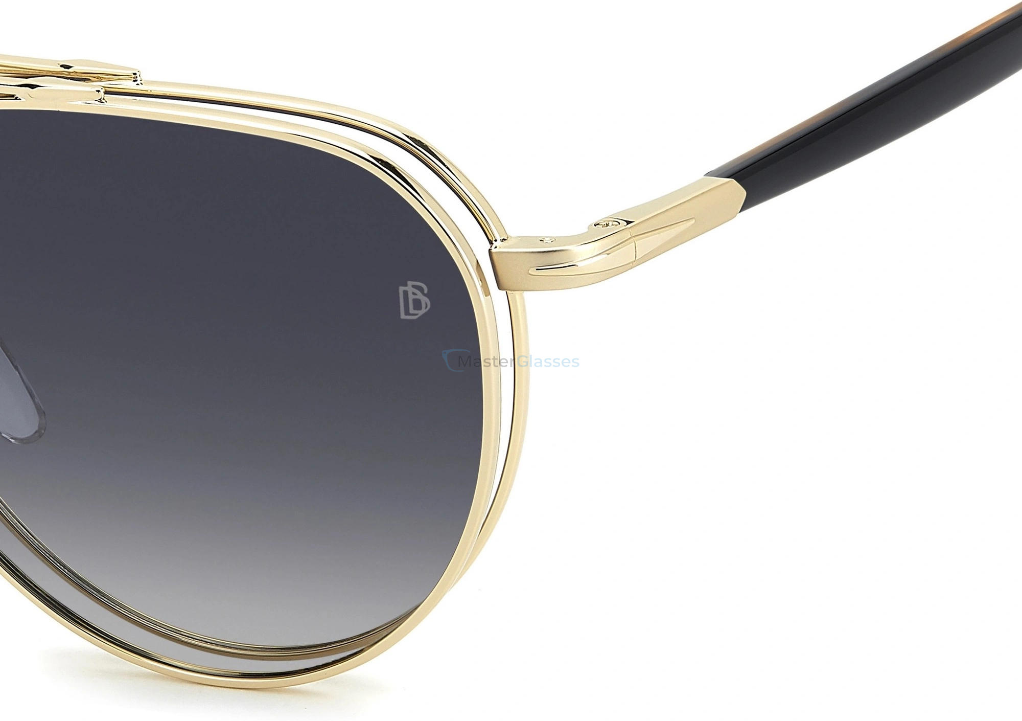 Оправа с солнцезащитным клипоном DAVID BECKHAM DB 1238/C J5G Gold