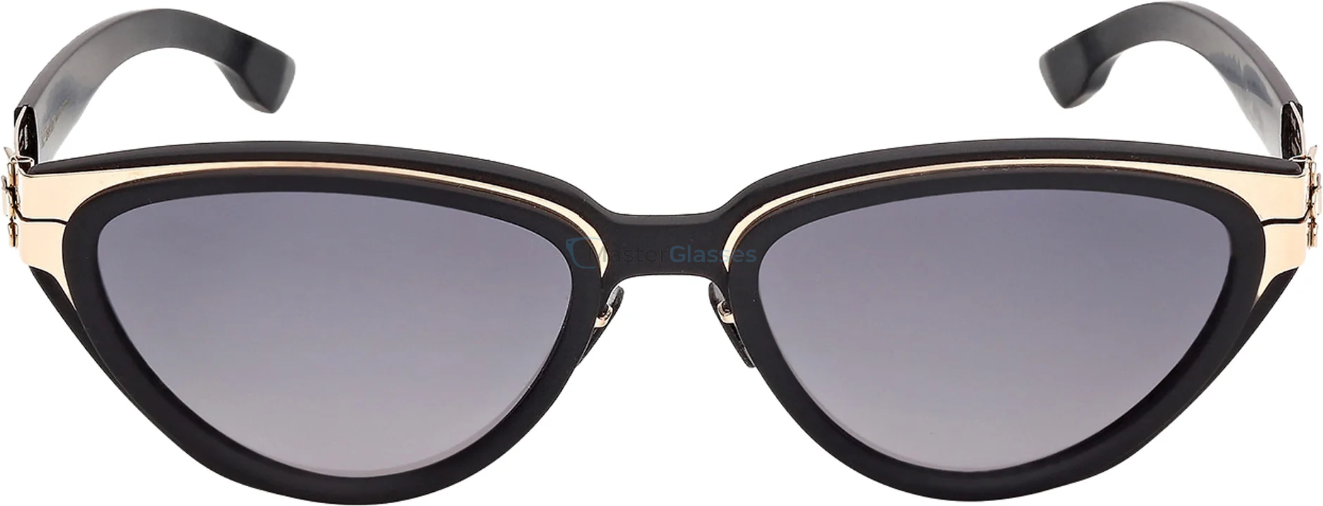 Солнцезащитные очки ic! berlin IC Bacall Ros?-Gold Black-Matt Black to Grey 55