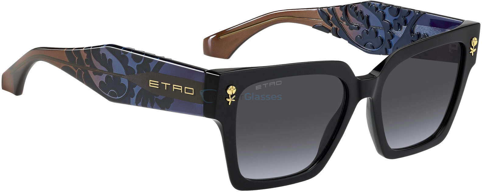 �������������� ���� ETRO 0128/S IPA Shaded Brown Blue