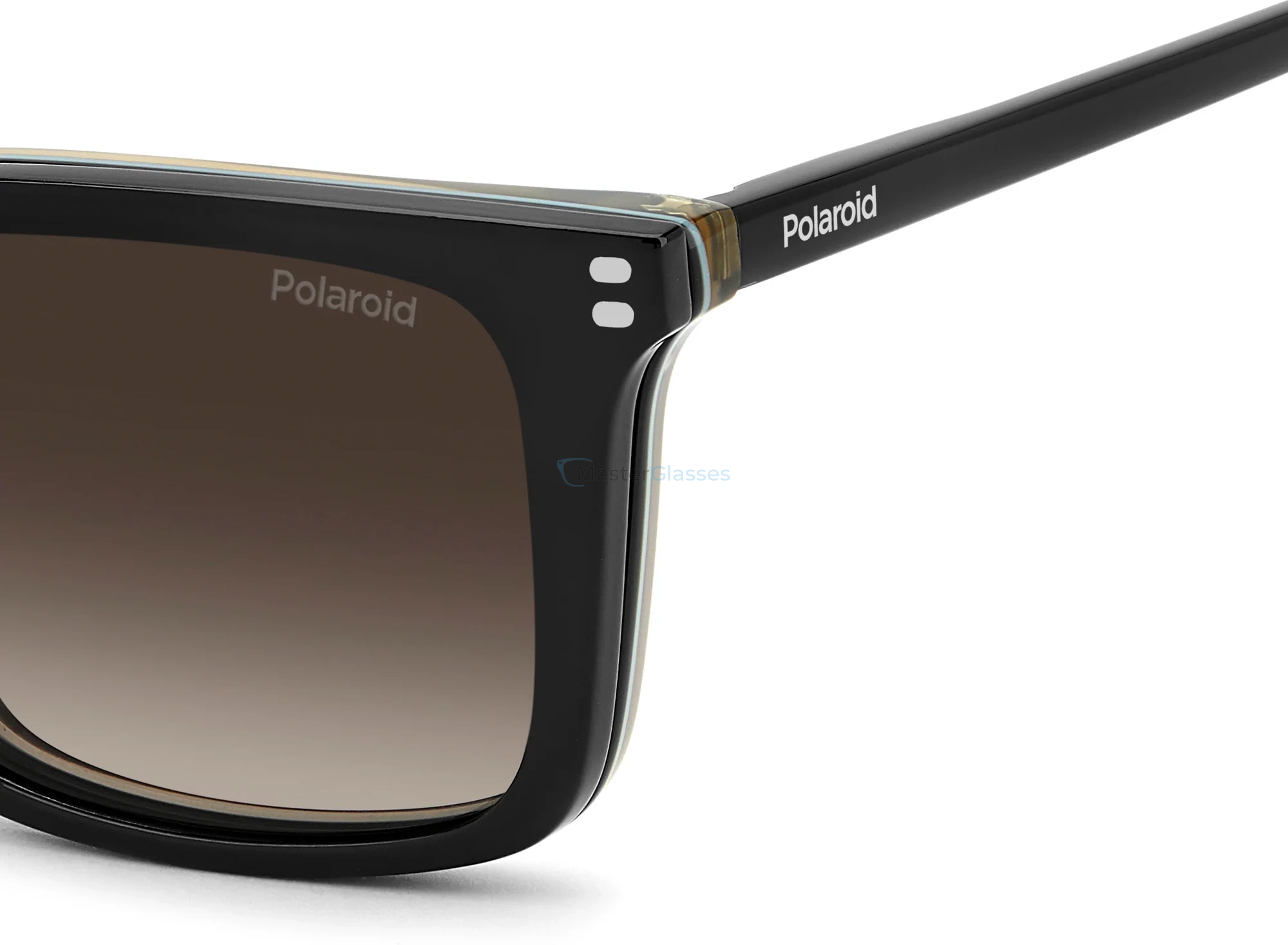 Оправа с солнцезащитным клипоном POLAROID PLD D604/C 0WM Black Beige