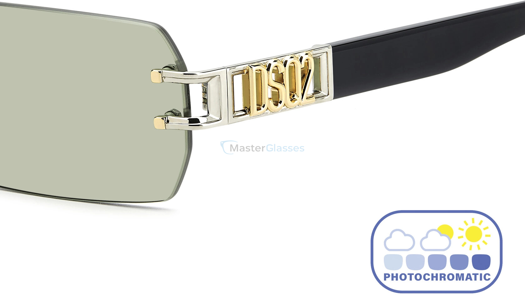 �������������� ���� DSQUARED2 D2 0189/S I20 Gold Palladium