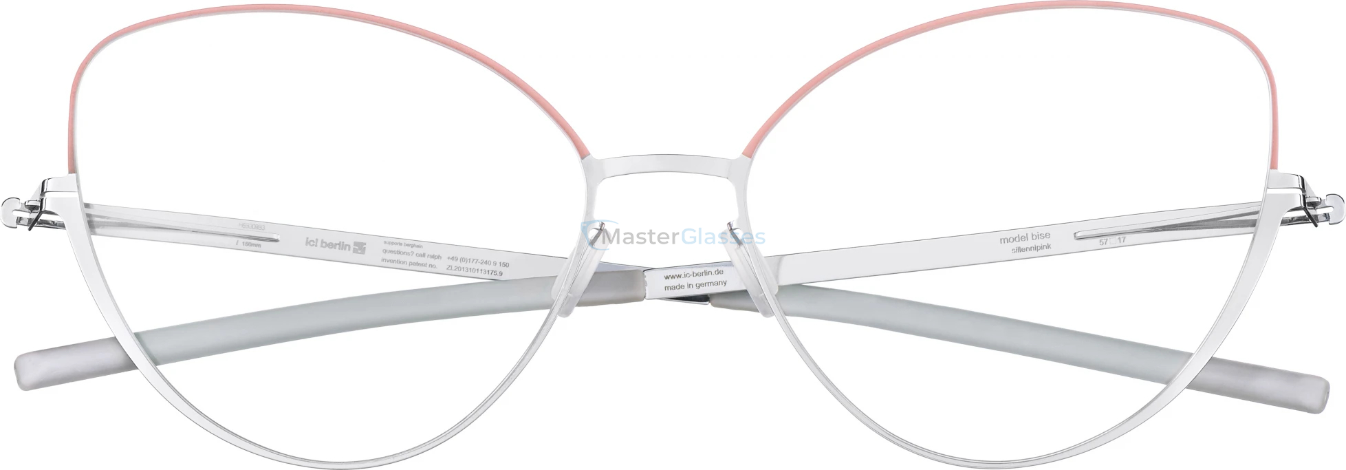 ������ Ic! Berlin Bise Sillenipink Pop Fashion-Silver Light Grey RX-Clear Flex