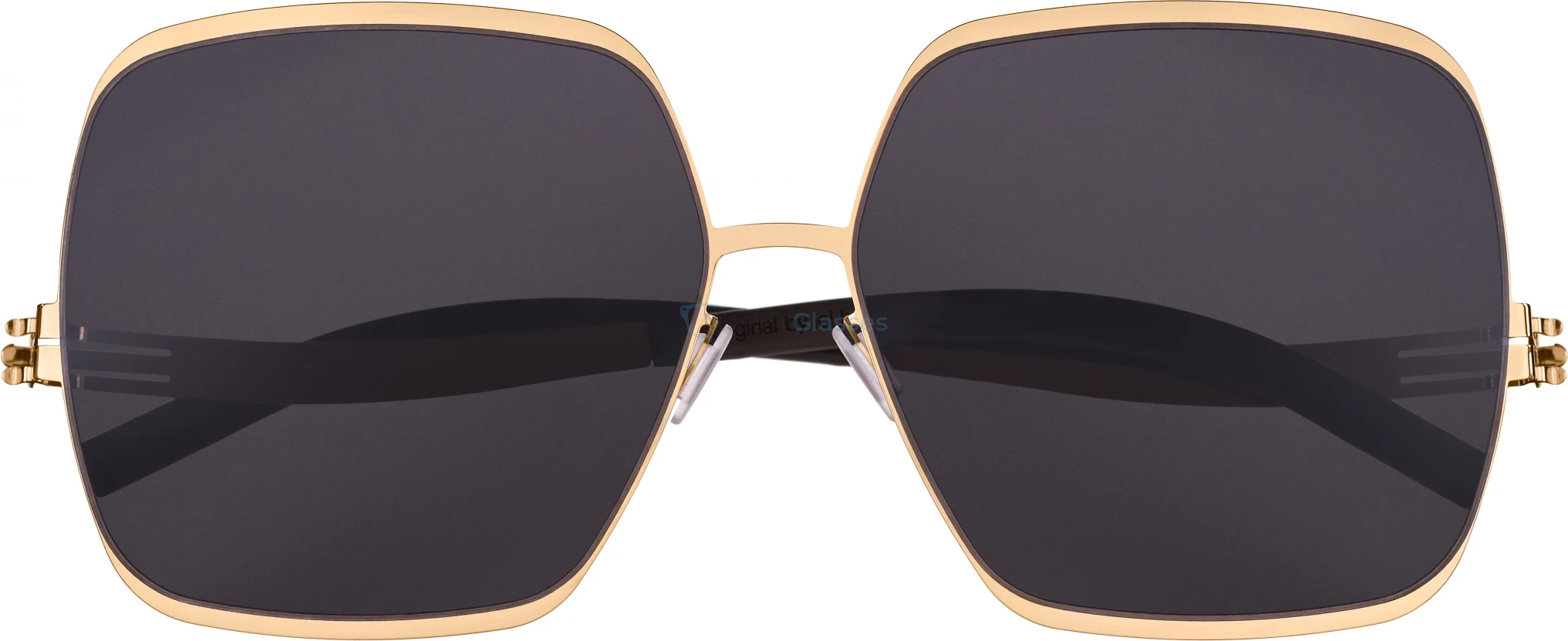 Солнцезащитные очки Ic! Berlin Angelina T. Rose-Gold Warm Grey Black Low Rider Flex