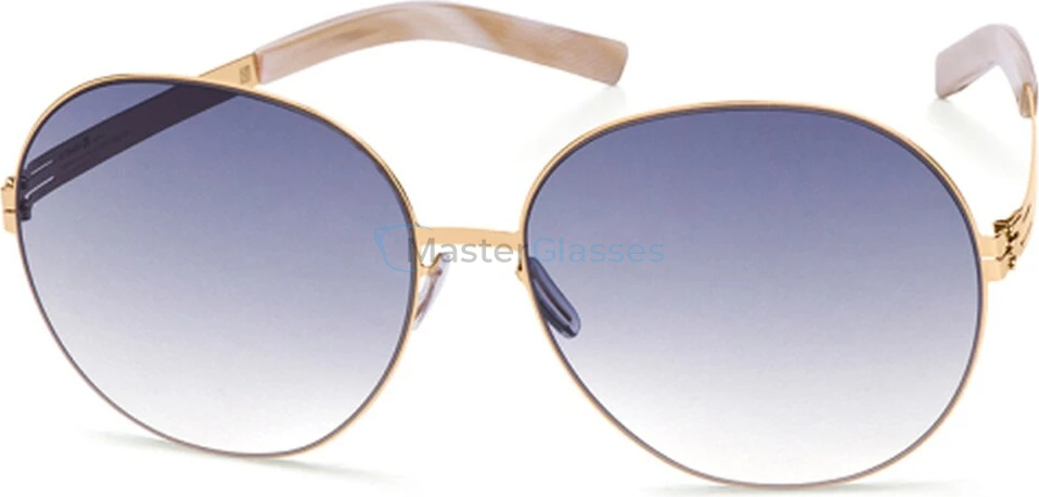 Солнцезащитные очки Ic! Berlin Jazz M. Rose-Gold Ren-White Black-Clear Acetat