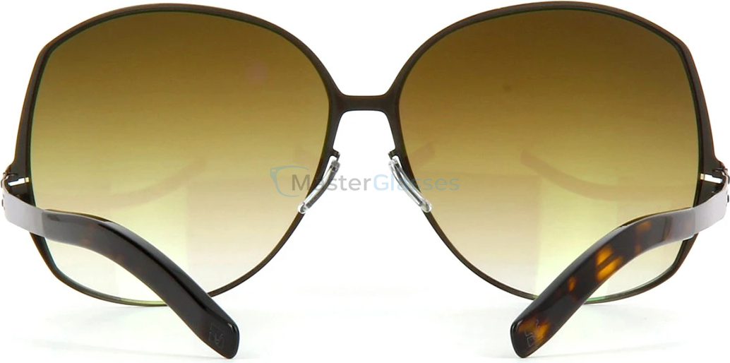 Солнцезащитные очки Ic! Berlin Lundi Gun-Metal Matt-Gold Havanna Gold Mirrored Tres Chic Engraving 20y
