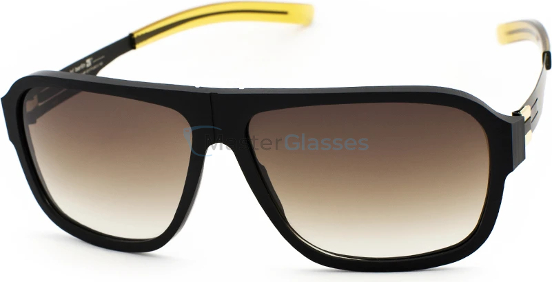 Солнцезащитные очки Ic! Berlin power law black black-rough brown/sand nylon
