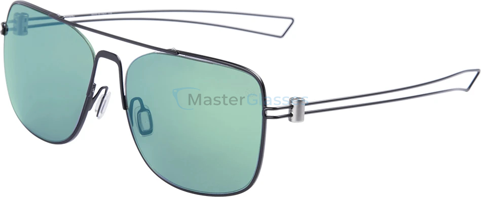 Солнцезащитные очки Momodesign 517 02 FULL RIM METAL MATT BLACK - TRIFLECTION PETROL LENSES