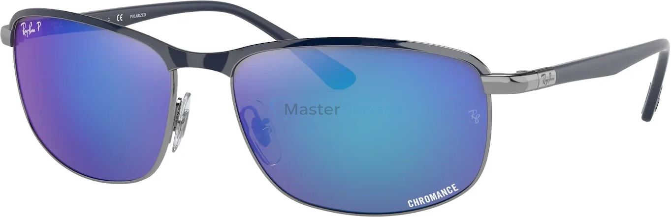 Солнцезащитные очки Ray-Ban RB3671CH 92044L Blue On Gunmetal