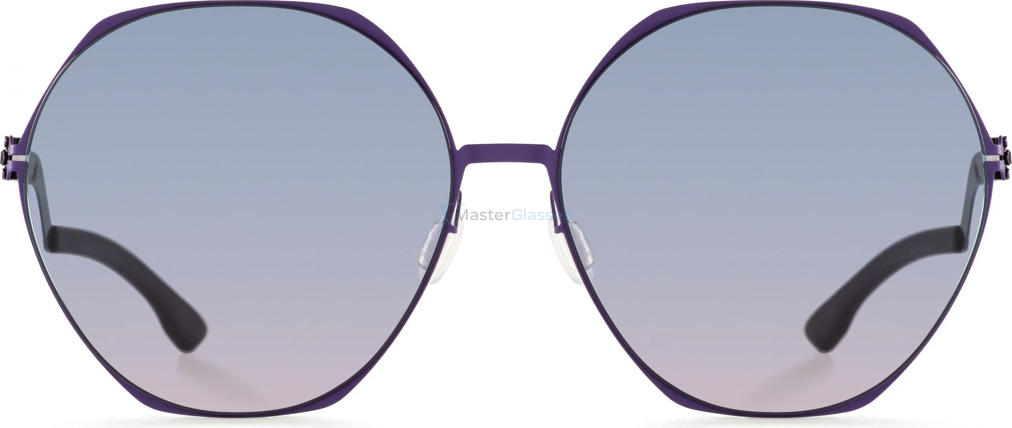 Солнцезащитные очки Ic! Berlin KuDamm Crocus Aubergine Shiny-Aubergine Purple Blueberry Gradient Step