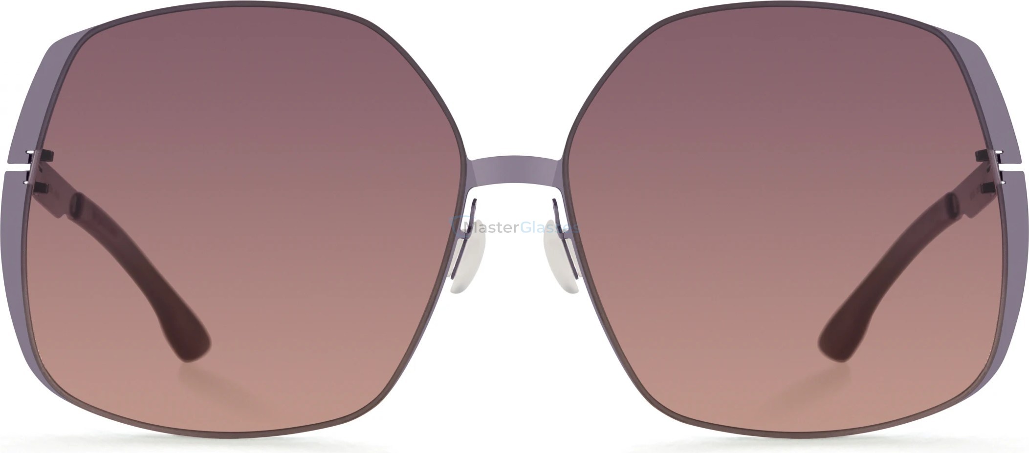 Солнцезащитные очки Ic! Berlin MB 06 Aubergine Dark-Red Sunset Boulevard Donnerstag