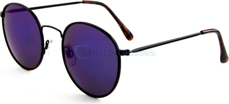 Солнцезащитные очки TROPICAL TOMMIE BLACK, цвет SHINY BLACK, BLUE FLASH