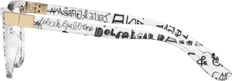 Оправа Dolce & Gabbana DG5076 3314 Transparent Graffiti