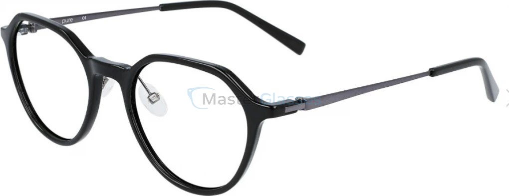 Оправа PURE P-2011 001, цвет BLACK, CLEAR