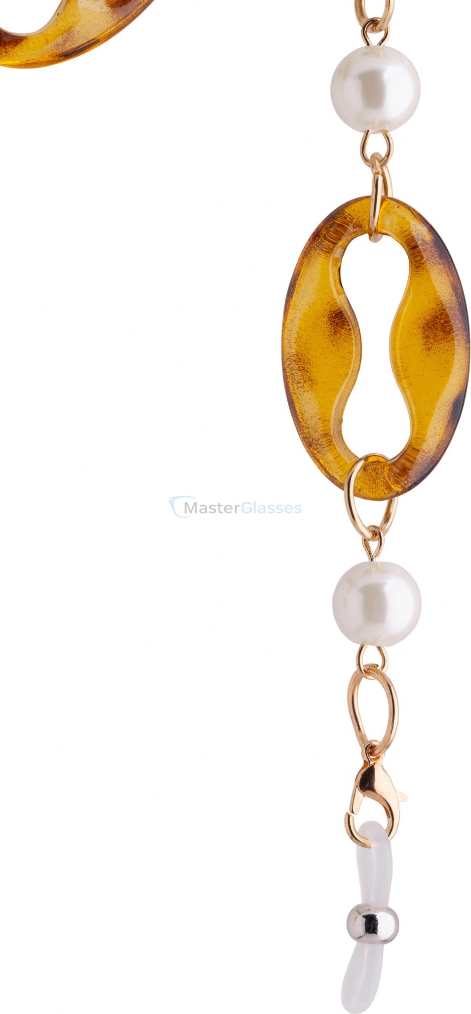 Цепочка для очков Glasses Chain GC41302 Amber Pearl