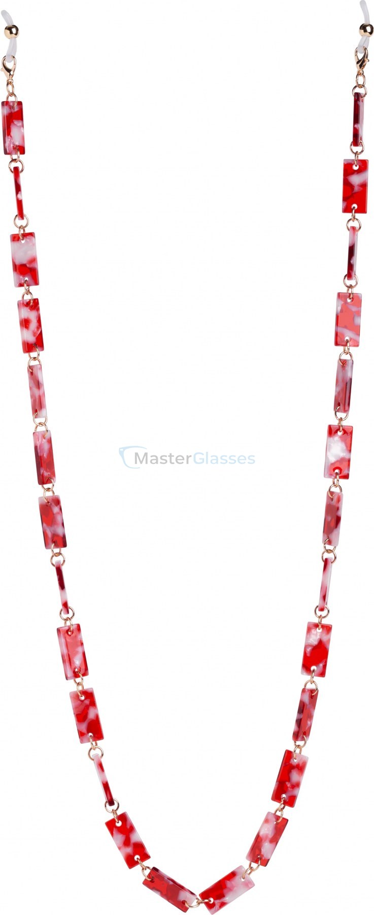 Цепочка для очков Glasses Chain GC43319 Red Pearl