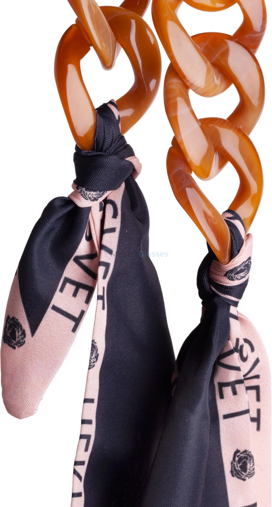 Цепочка для очков с платком Glasses Chain GC43329 Beige Black