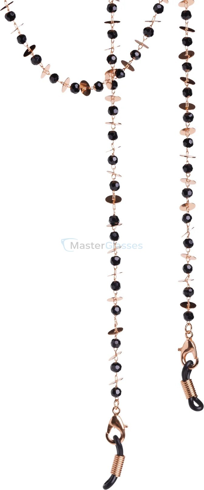 Цепочка для очков Glasses Chain GC42359 Sequins Rose Gold