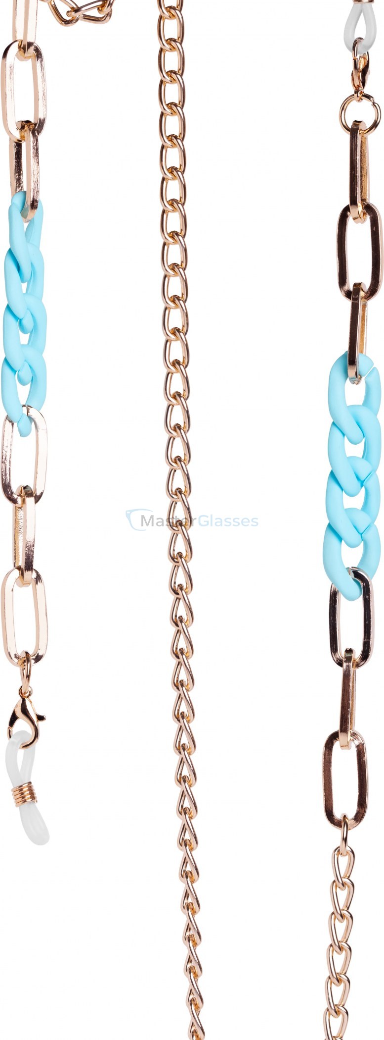 Цепочка для очков Glasses Chain GC44337 Gold Blue Matt