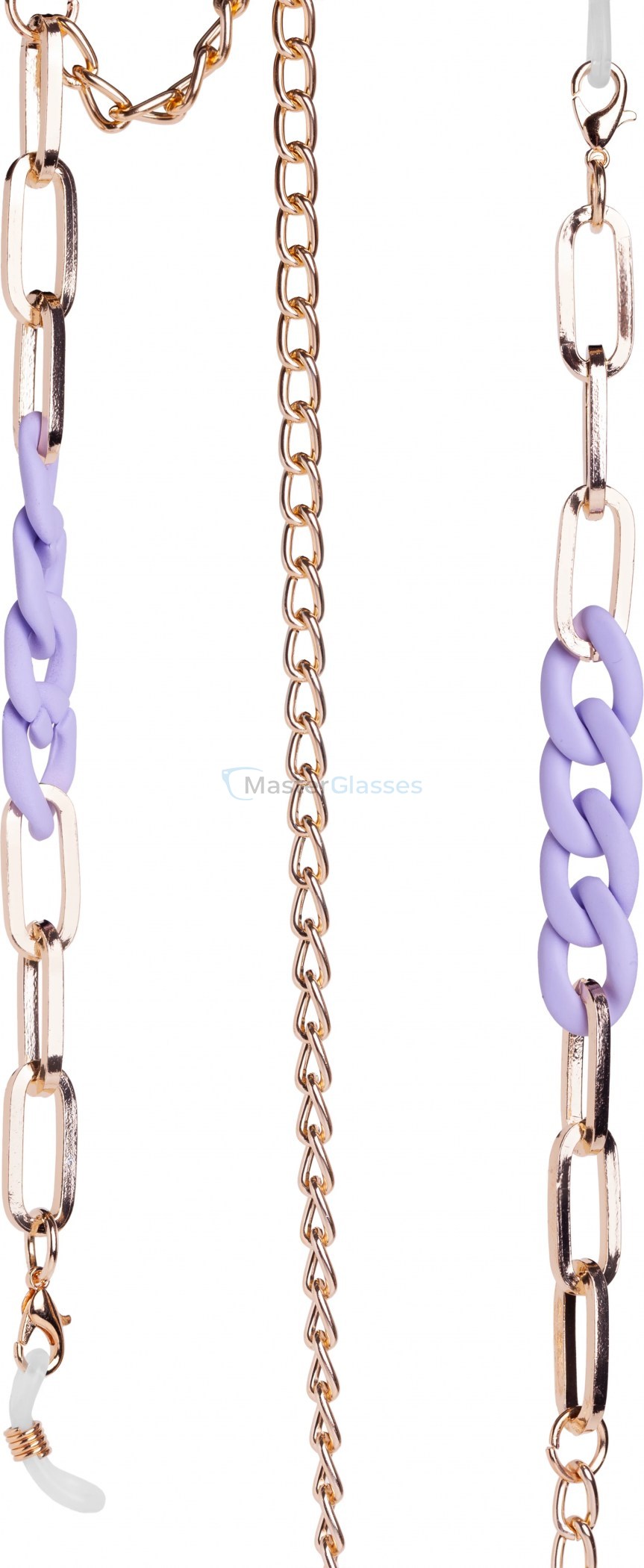 Цепочка для очков Glasses Chain GC44339 Gold Lilac Matt